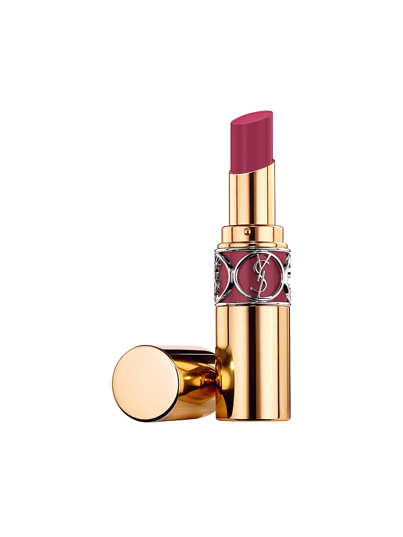 YVES SAINT LAURENT | Lippenstift - Rouge Volupte Shine (46 Orange Perfecto ) | dunkelrot